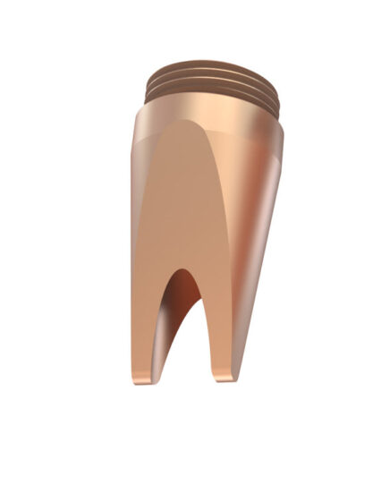 Nozzle tip, 2 point, 6mm, copper for LightWELD