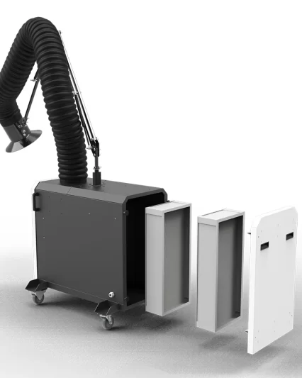 Weld-r fume extractor by Filtrabox exploded