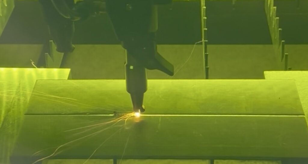 Laser welding automation in action