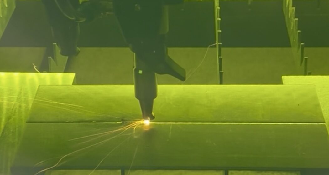 Laser welding automation in action